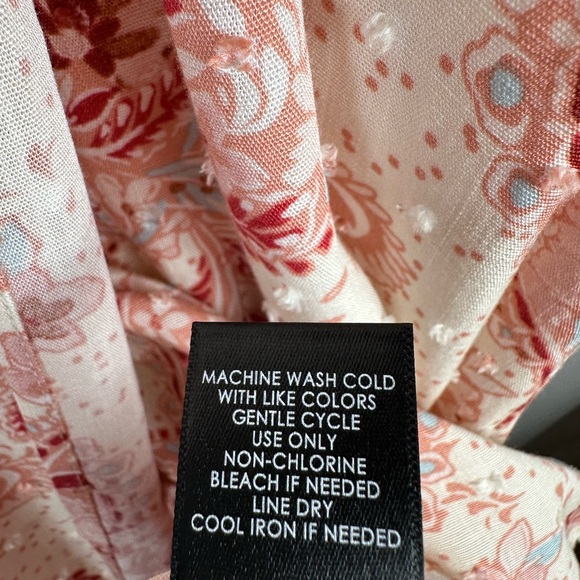 Torrid Midi Challis Flutter Sleeve Paisley Print Linen Surplice Dress NWT - Picture 7 of 10